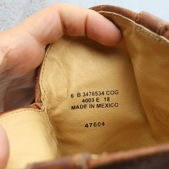 Frye Paige Tall Riding Boots Women's 6 B Brown Leather Western Cowgirl Rodeo - Picture 3 of 10